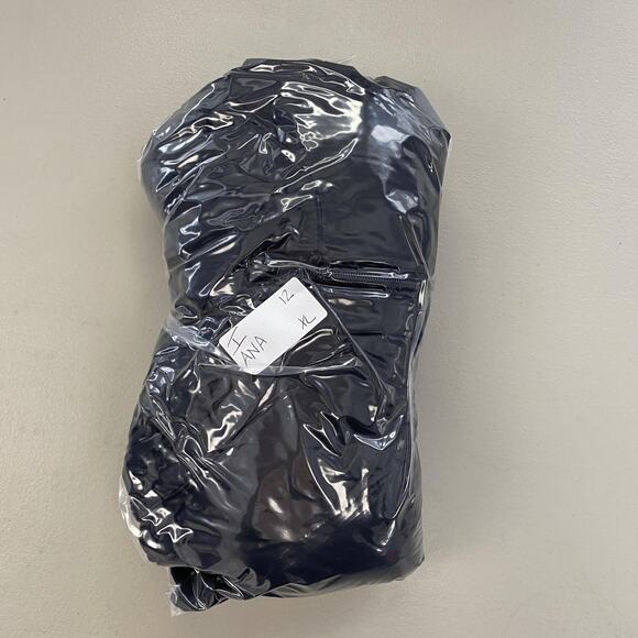 ANA Packable Premium Down Jacket Womens 1X Black Puffer Hide Away Hood Hooded - Picture 14 of 14